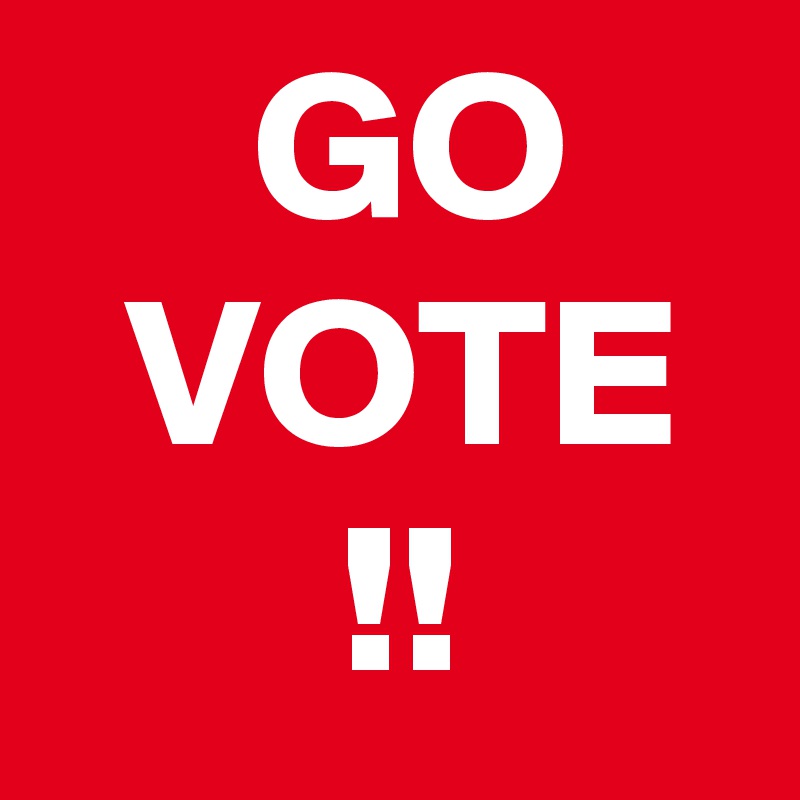      GO
  VOTE
       !!