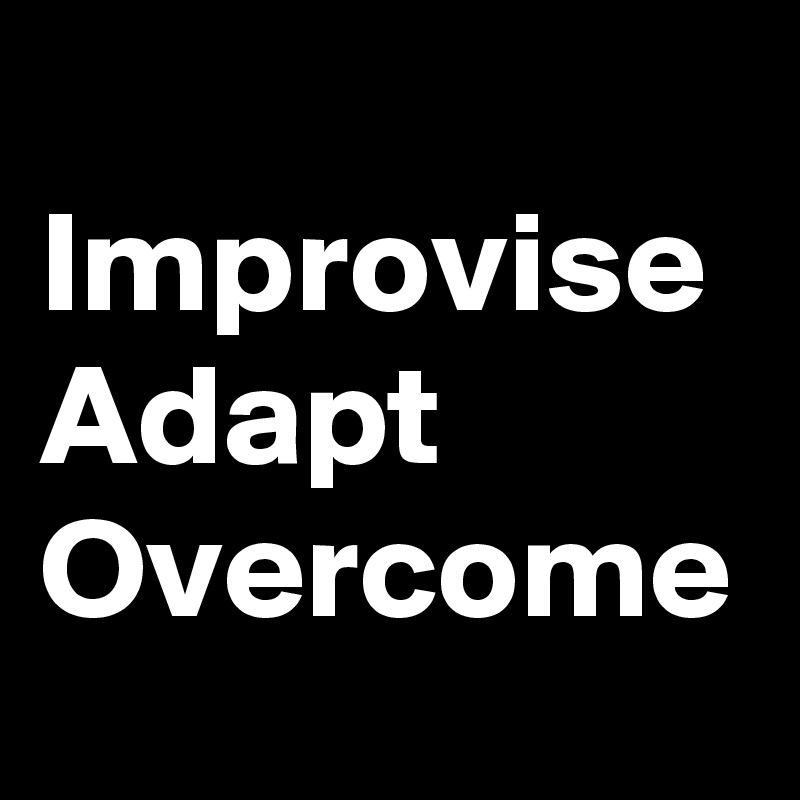Improvise Adapt Overcome - Post by akai on Boldomatic