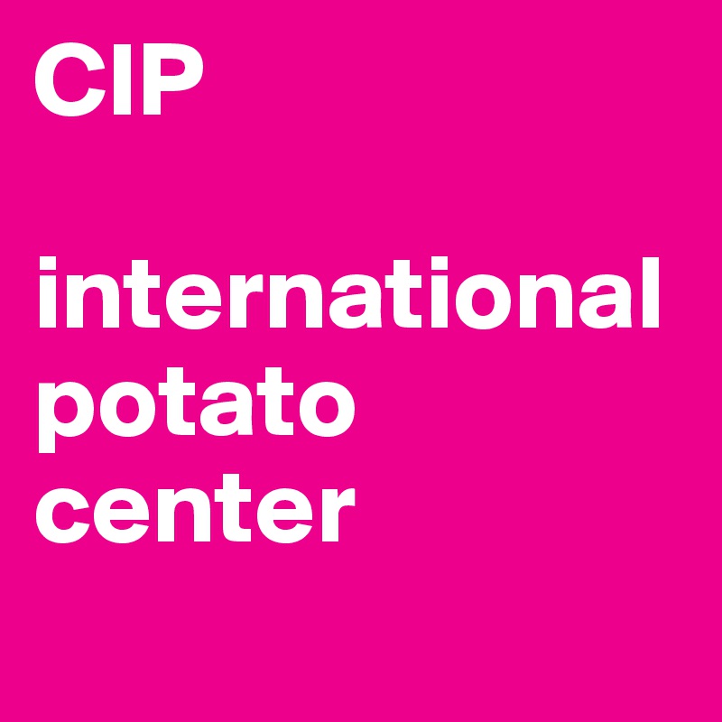 CIP

international potato center
