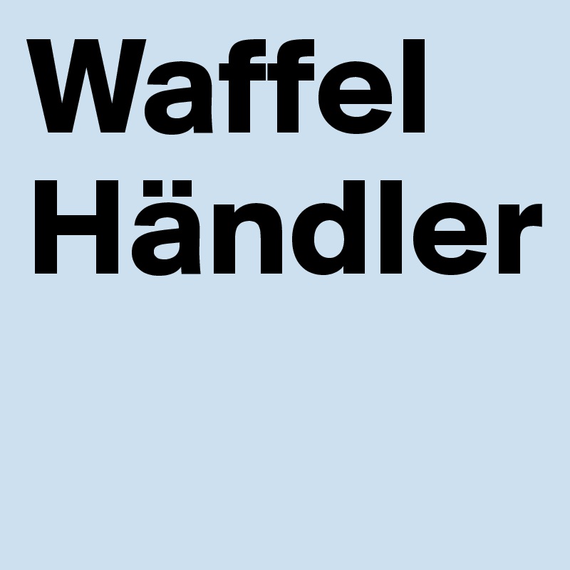 Waffel Händler
