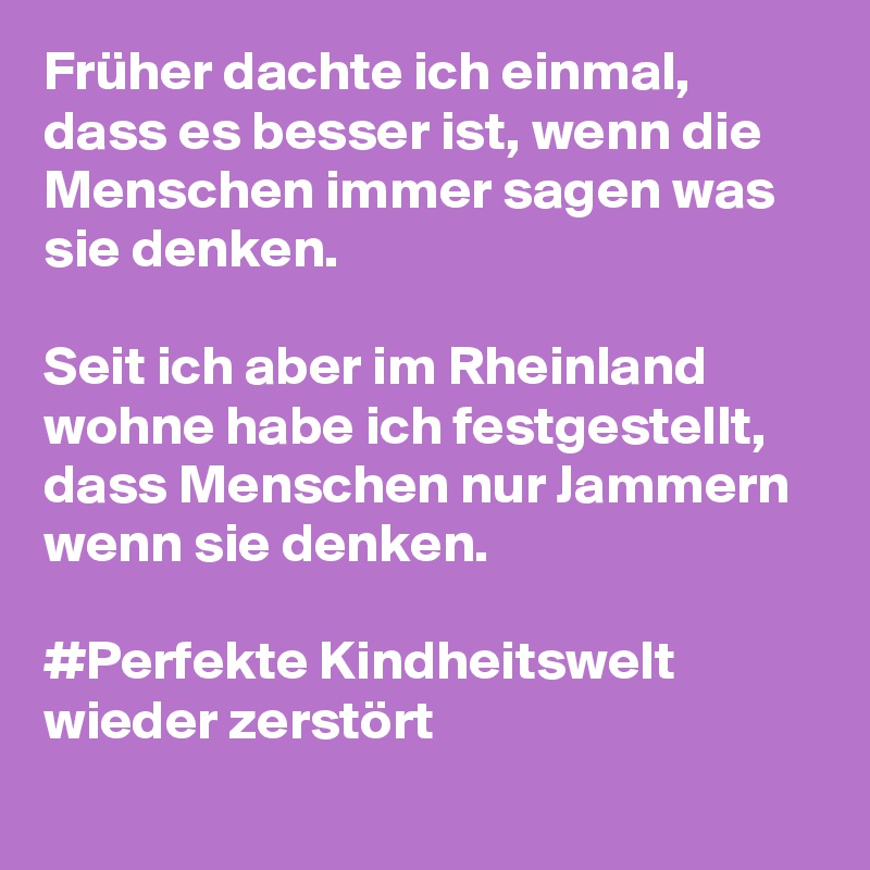 Denken sich an menschen nur die Menschen die
