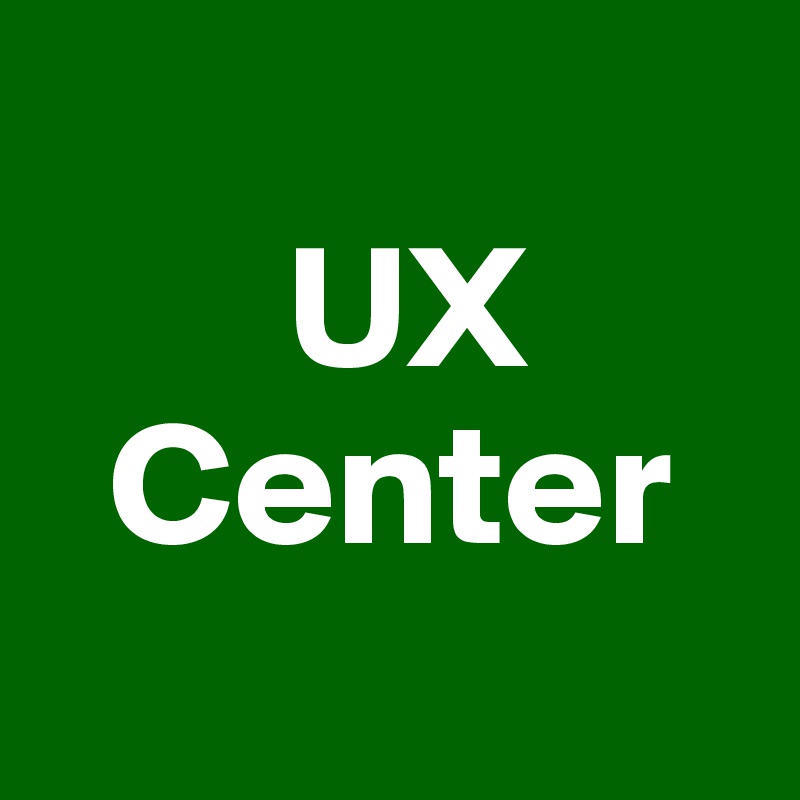      
       UX
  Center
