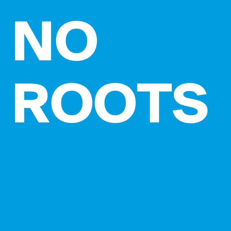 NO
ROOTS