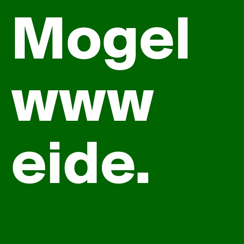 Mogelwww
eide.