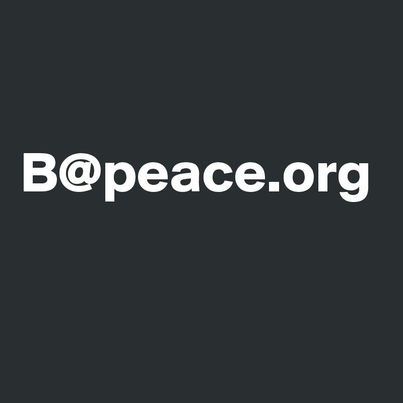 

B@peace.org