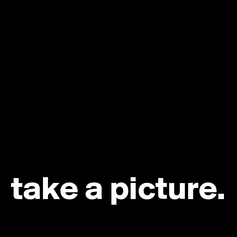 




take a picture. 