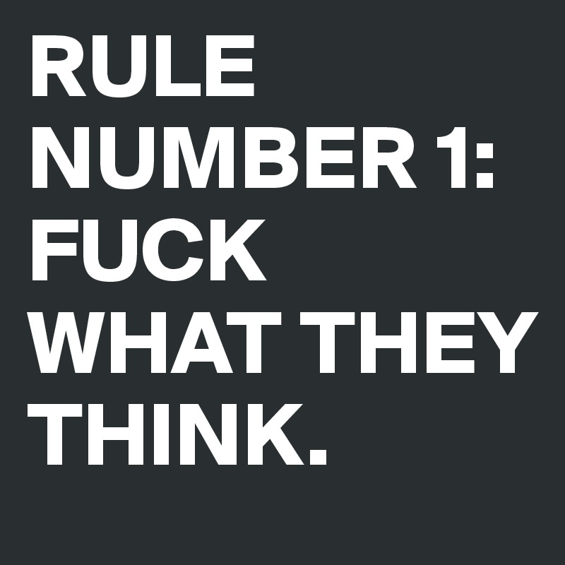 Fuck Rule 100