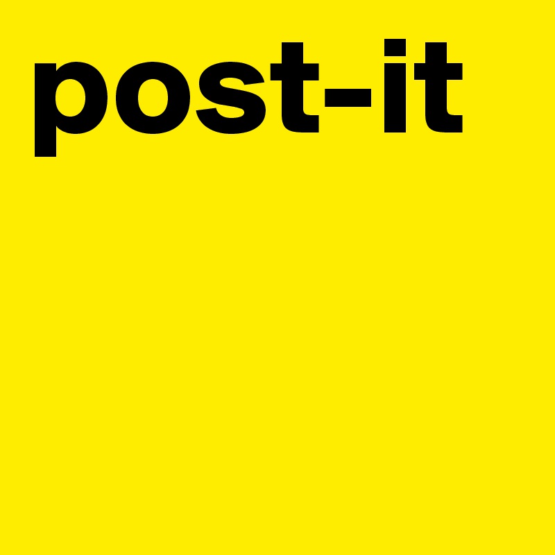 post-it