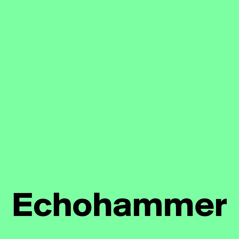 




Echohammer