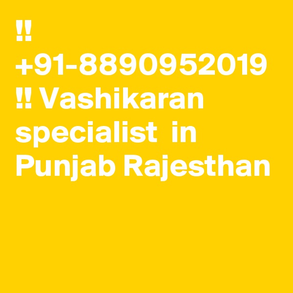 !! +91-8890952019 !! Vashikaran specialist  in Punjab Rajesthan