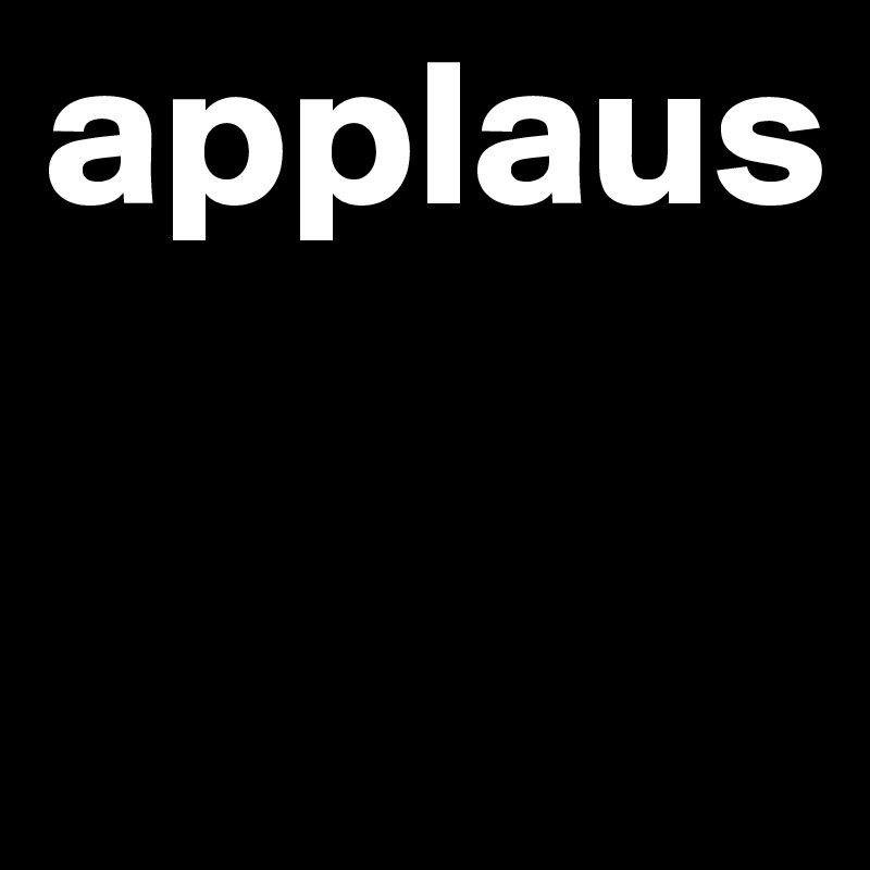applaus 

