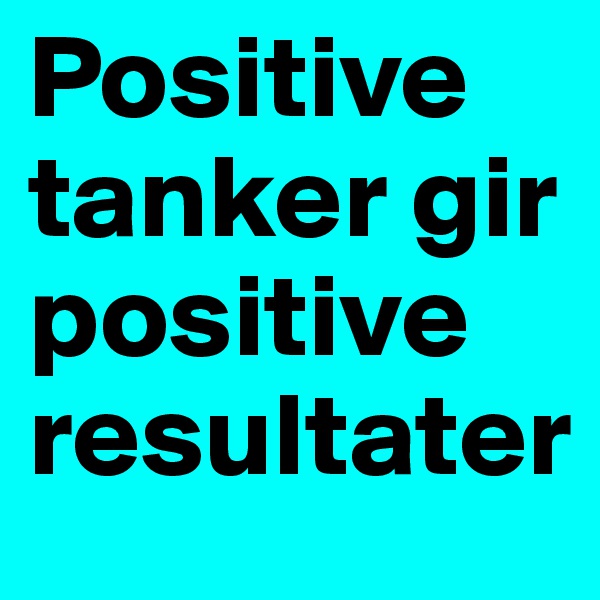 Positive tanker gir positive resultater