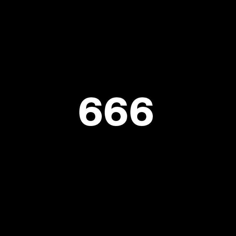 

        666

