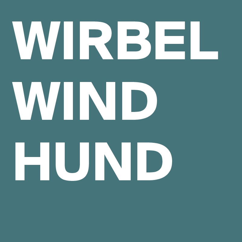 WIRBEL
WIND
HUND