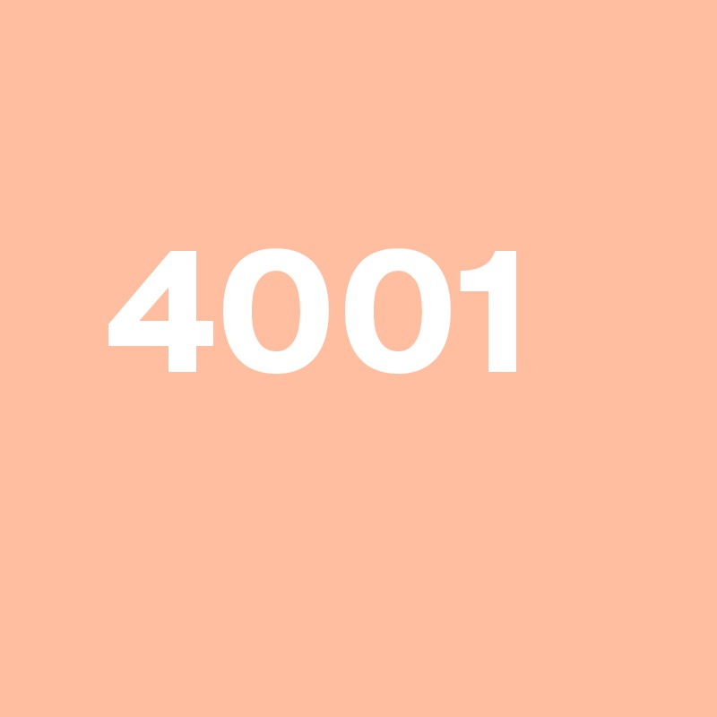 
  4001