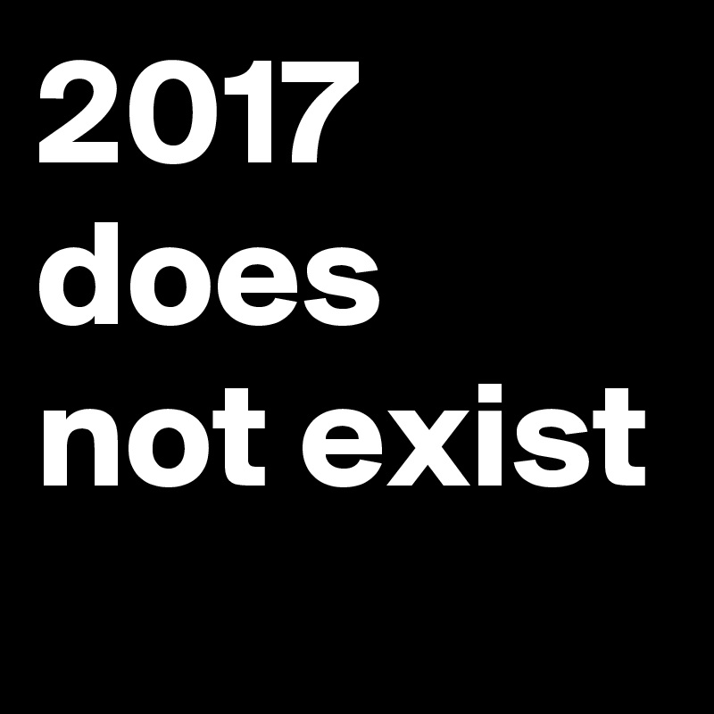 2017 does not exist