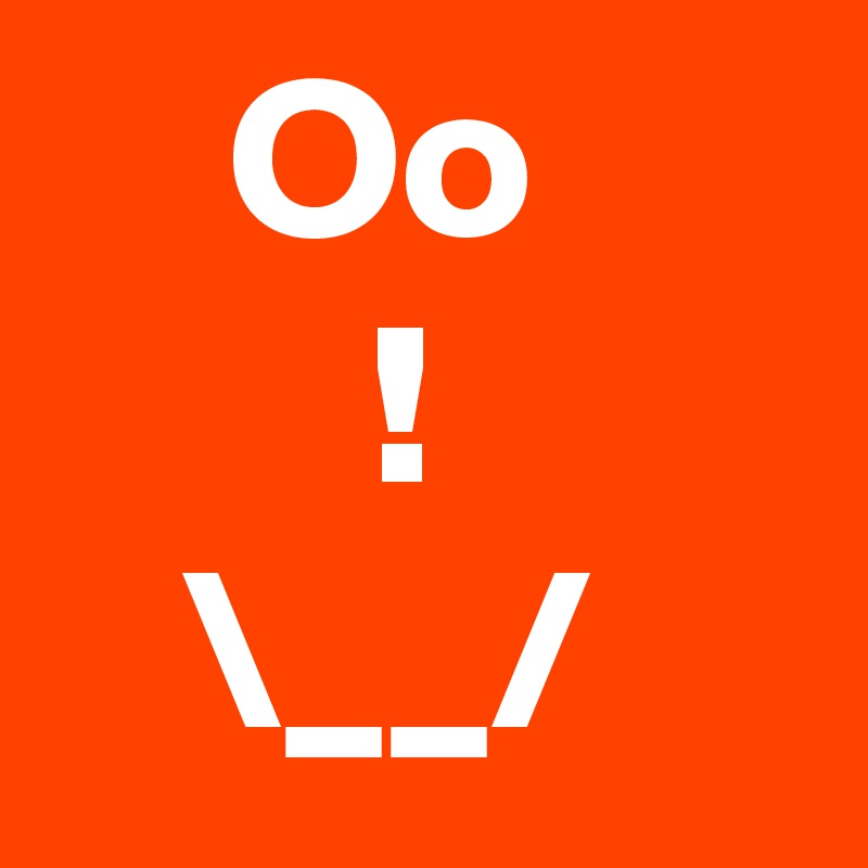     Oo
       !
   \__/
