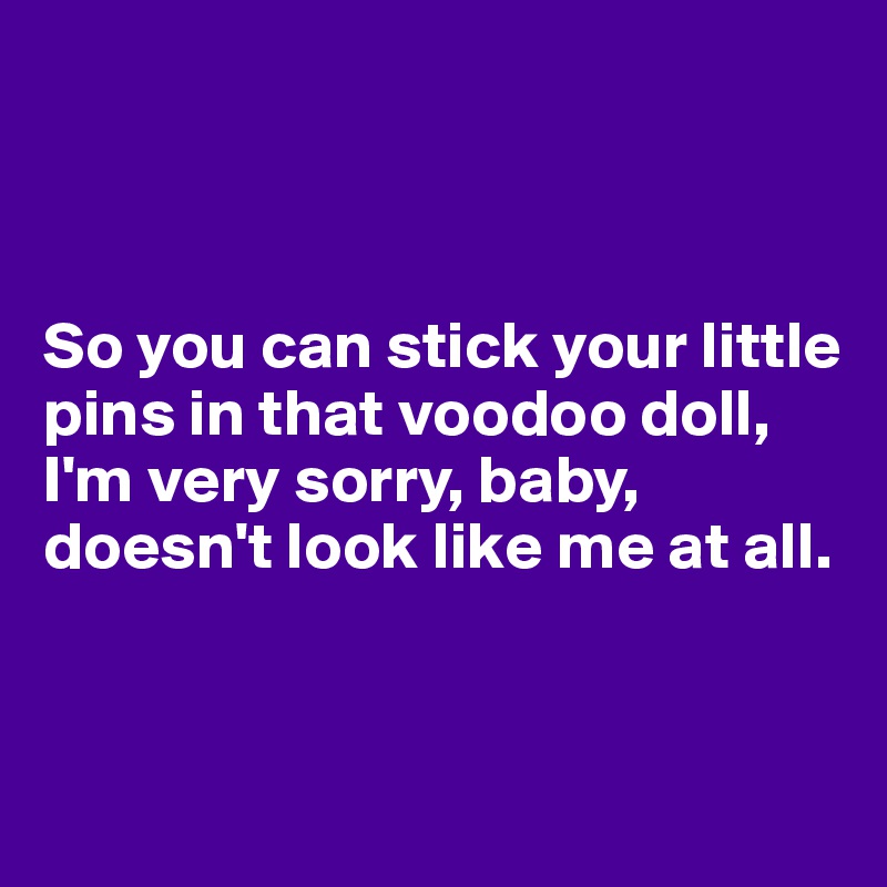 doll you stick pins in