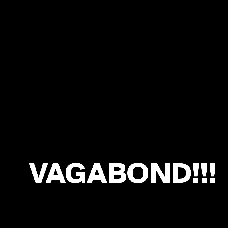 




   VAGABOND!!!