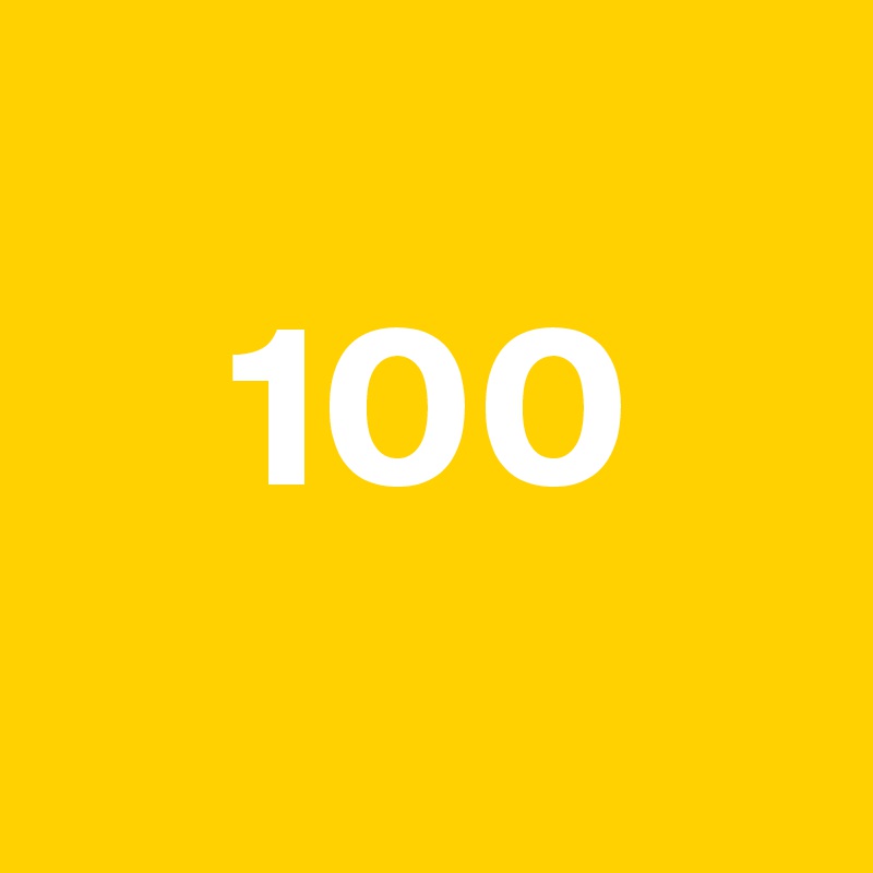 
    100