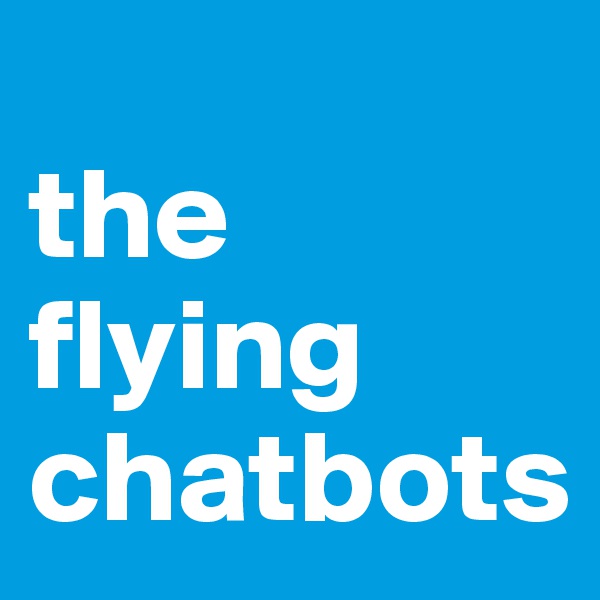 
the flying chatbots