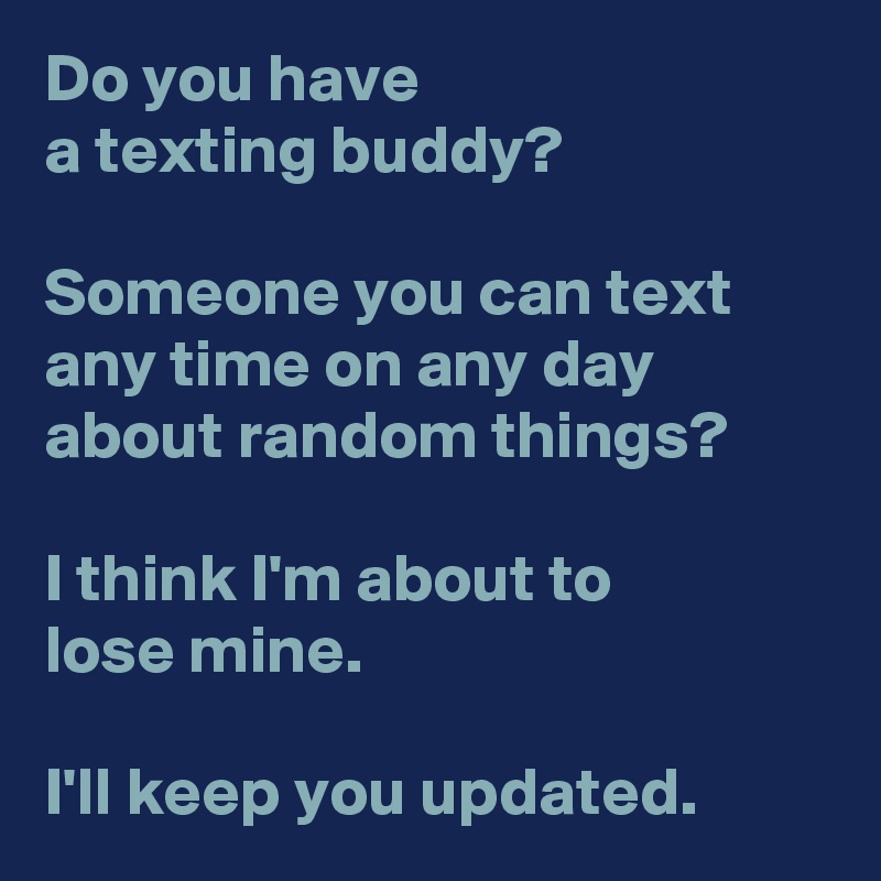 Buddy texting Get Paid