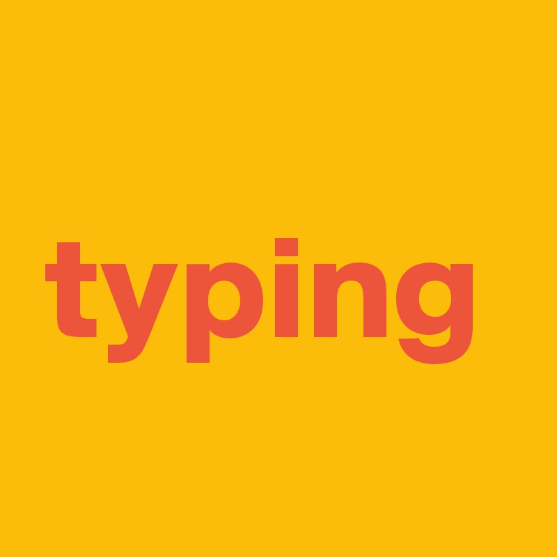 typing