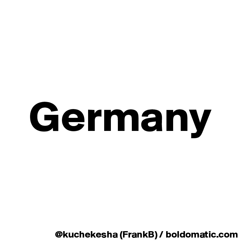

  Germany


