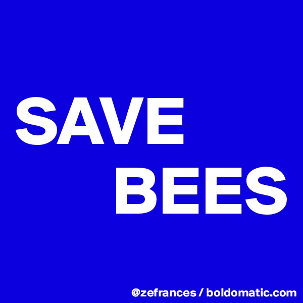 
SAVE
       BEES 