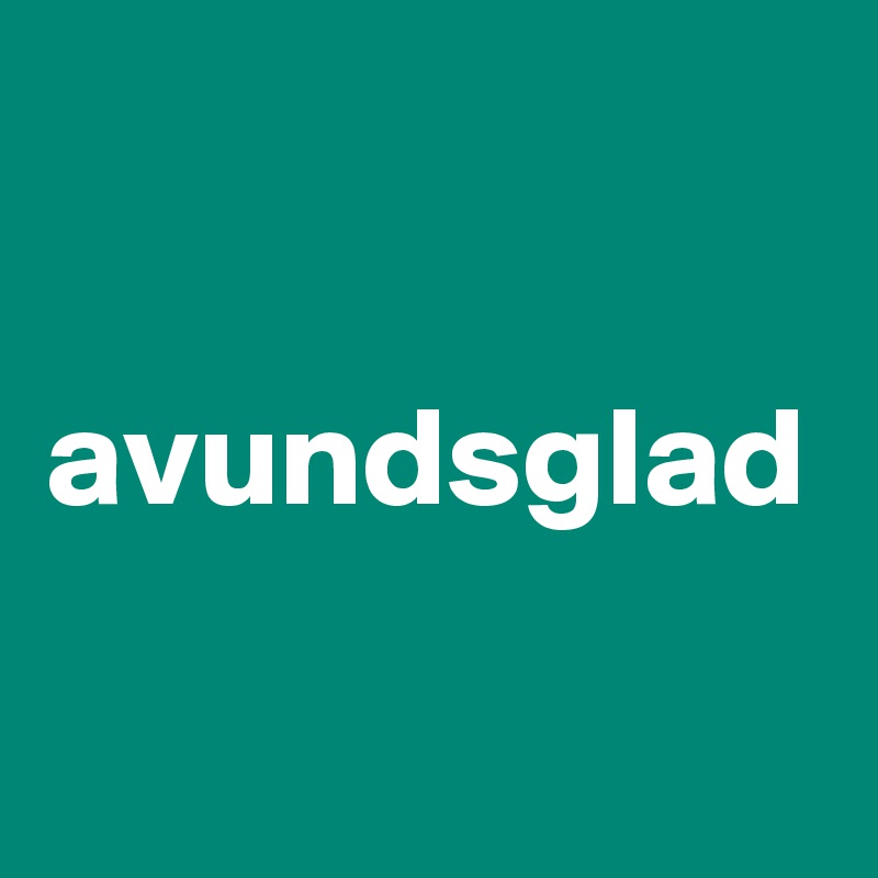 avundsglad