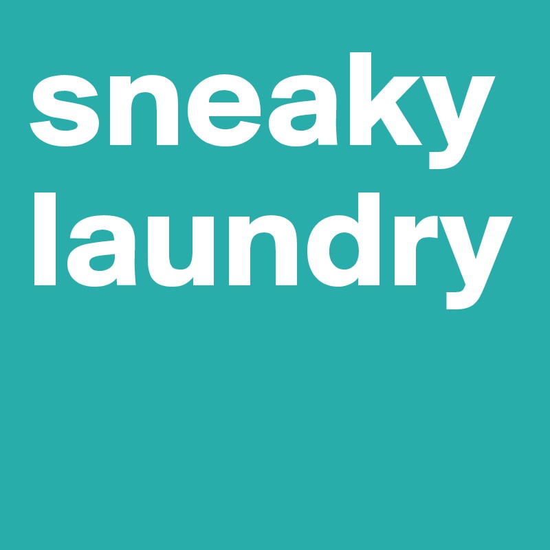 sneakylaundry