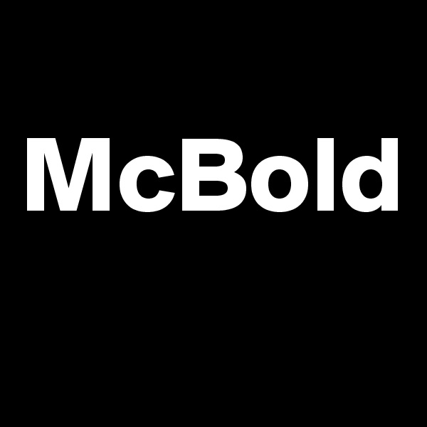 
McBold