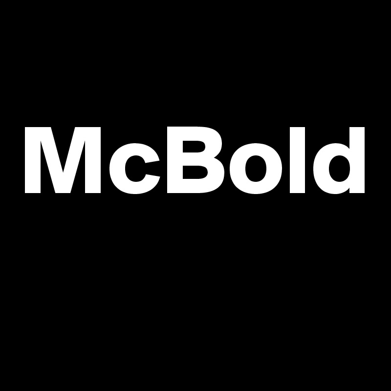 
McBold