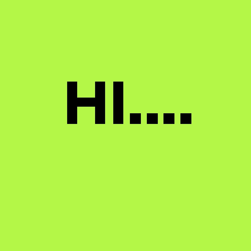 
    HI....