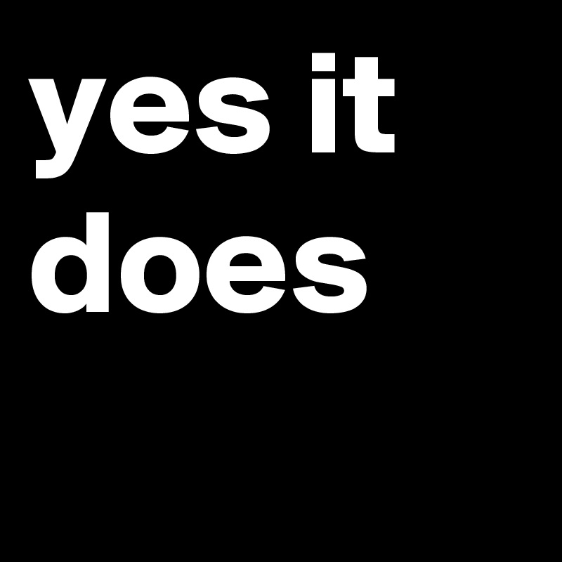 yes it does