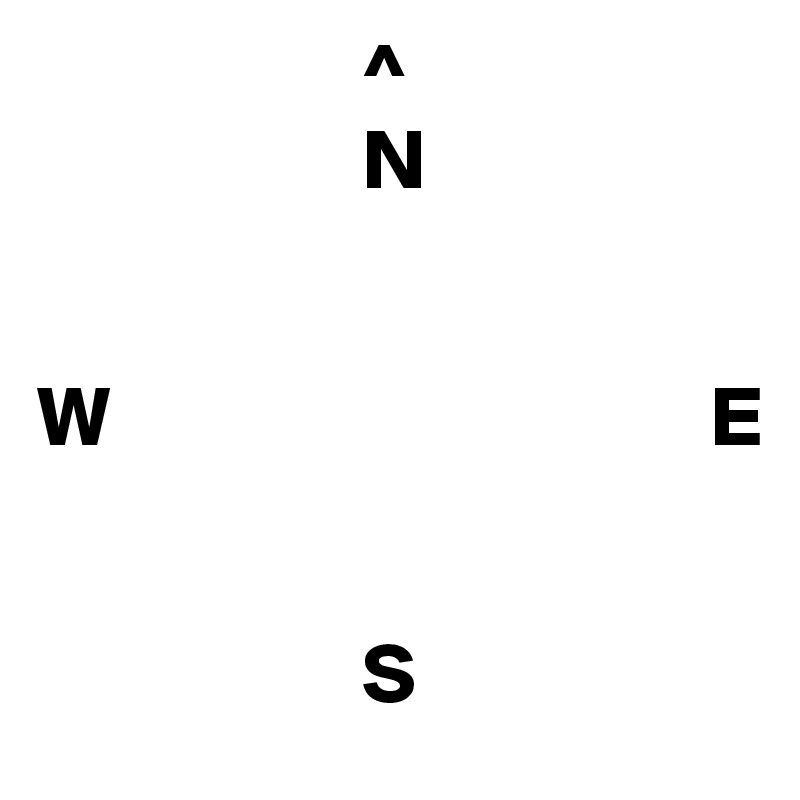                    ^
                   N


W                                   E


                   S
