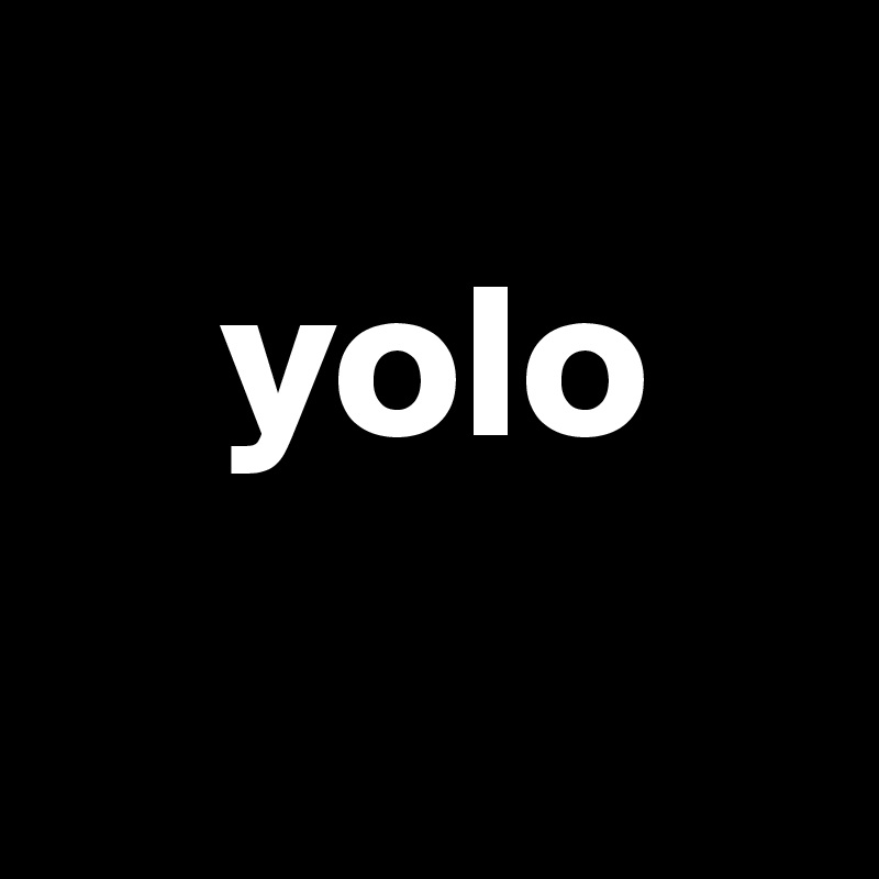
    yolo