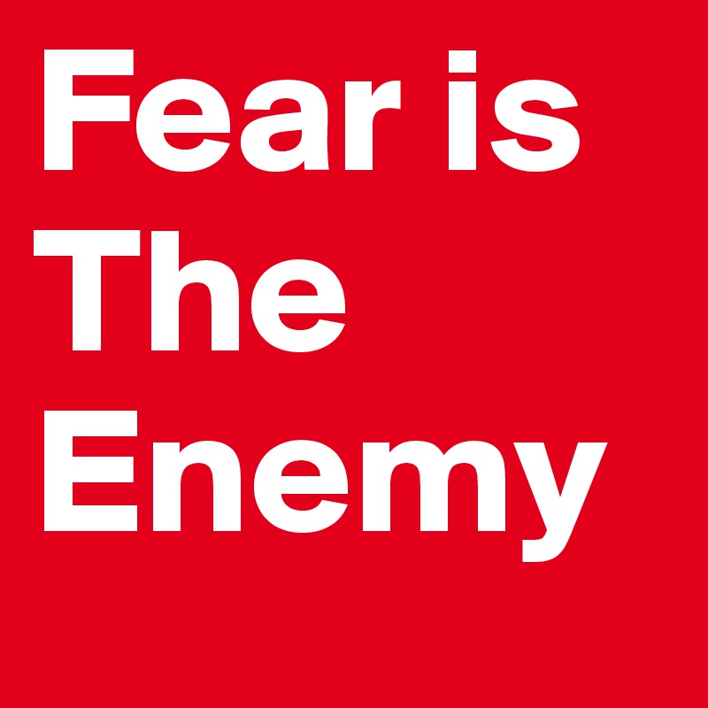 Fear is The Enemy