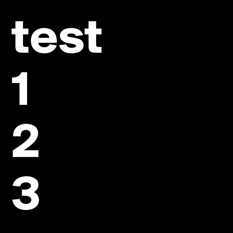 test
1
2
3