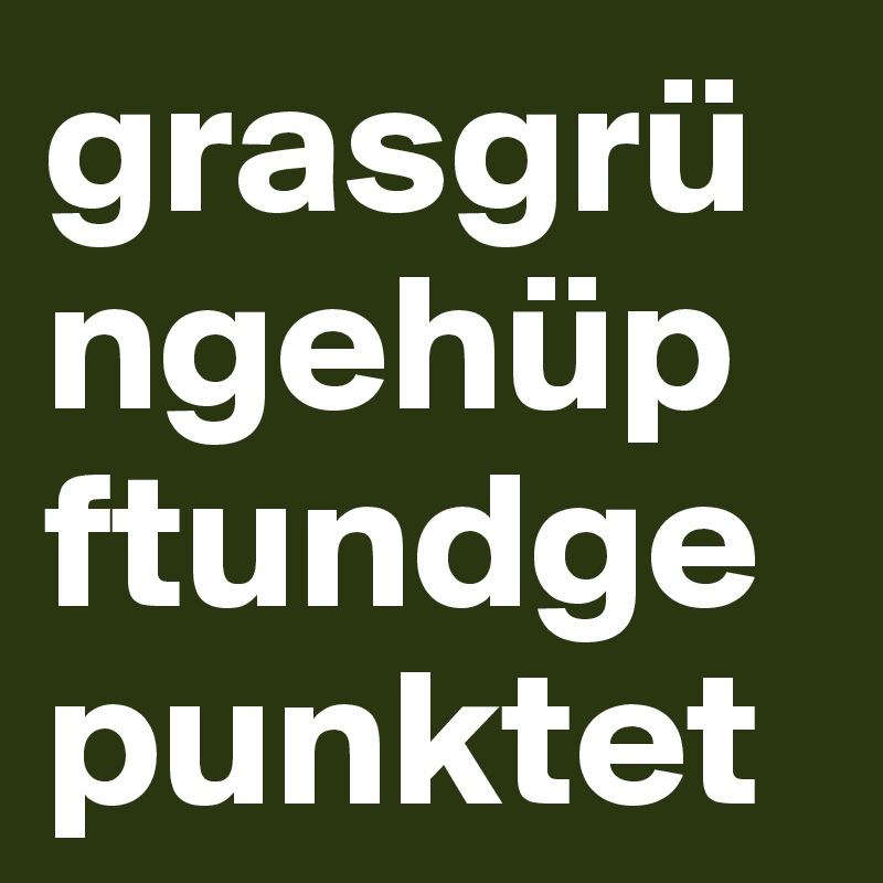 grasgrüngehüpftundgepunktet