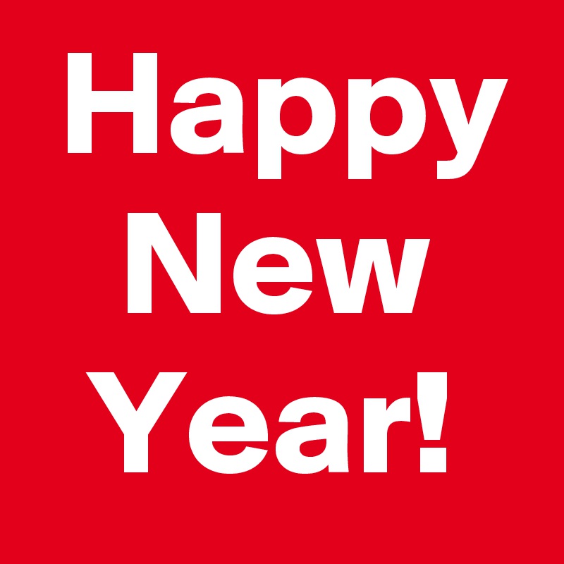  Happy
   New
  Year!