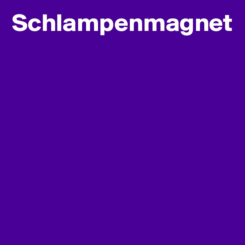 Schlampenmagnet






