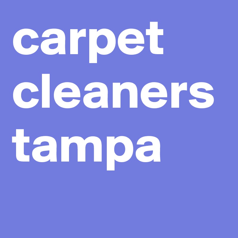 carpet cleaners tampa