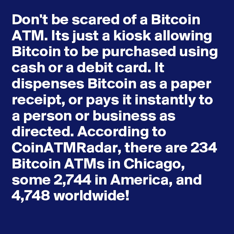 Don T Be Scared Of A Bitcoin Atm Its Just A Kiosk Allowing Bitcoin - 