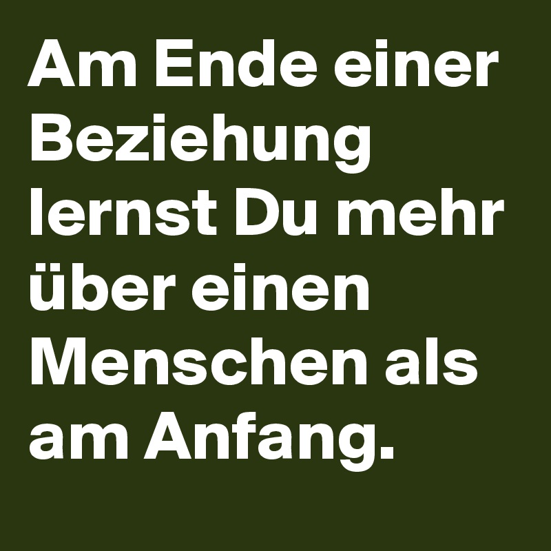 Ende einer beziehung