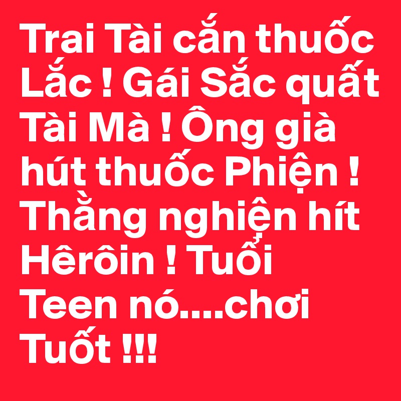 Trai Tai C N Thu C L C Gai S C Qu T Tai Ma Ong Gia Hut Thu C Phi N Th Ng Nghi N Hit Heroin Tu I Teen No Choi Tu T Post By Zoom