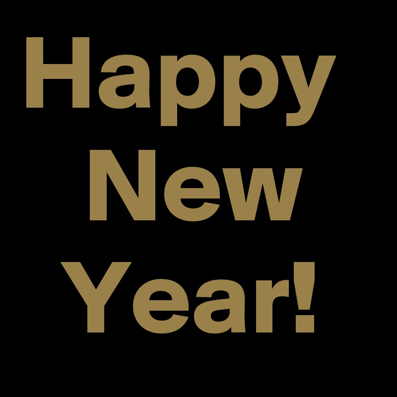 Happy
   New
  Year!