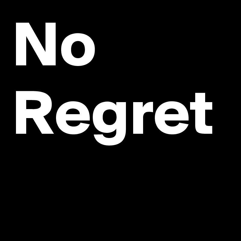 No-Regret