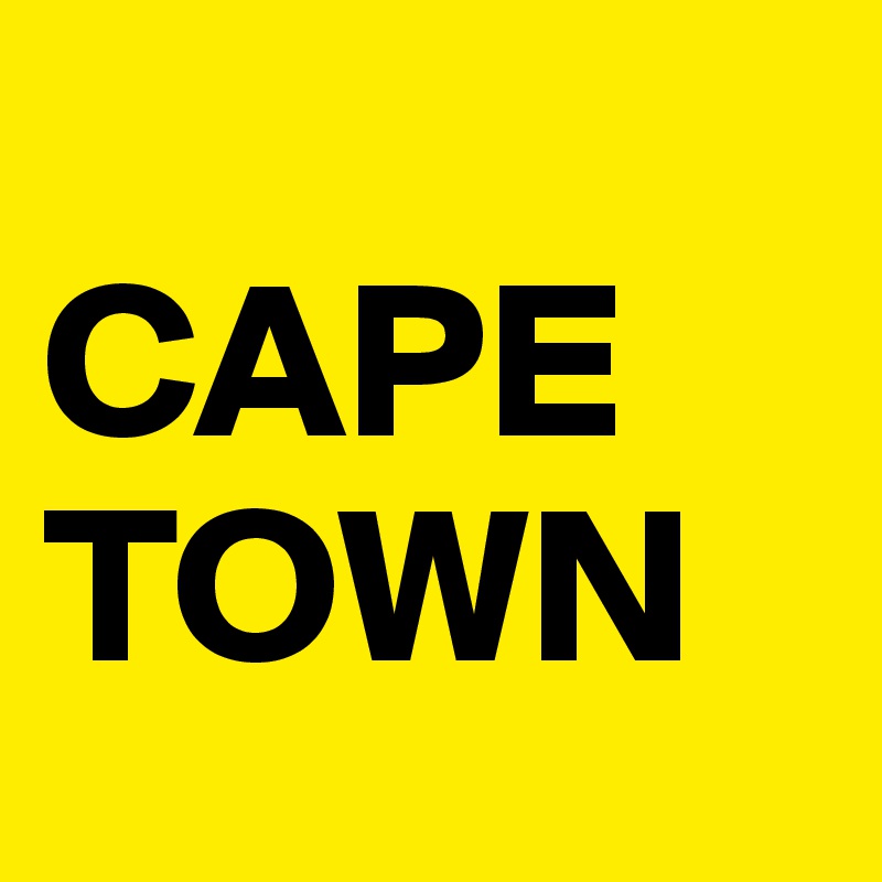 
CAPE TOWN