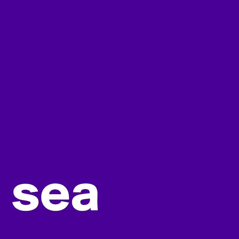 


sea
